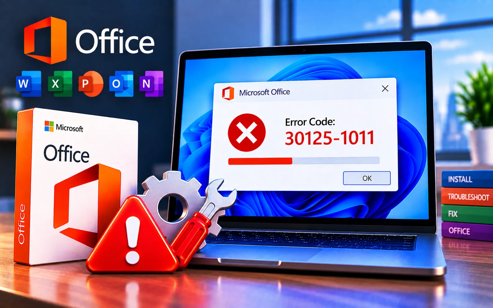 Microsoft Office Error Code 30125-1011 fix